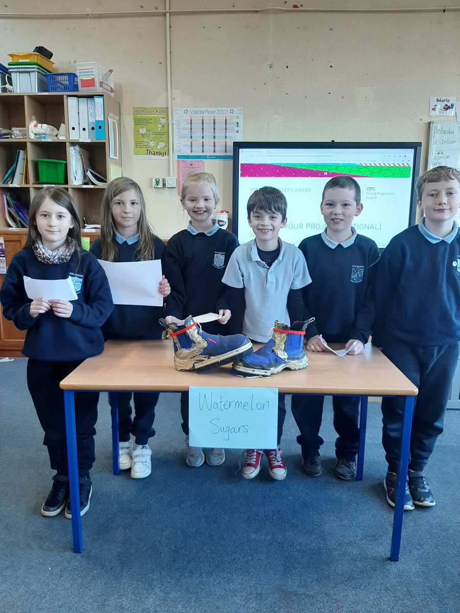 Boolavogue_NS's tweet photo. Best of luck to #3rd4thclass our 4 teams of 6. The 4 fantastic projects are: The Germ-Free Playground, The Wheelchair Treehouse, Covid Box and Super Sweeper 2.0 πͺππ #engineersireland #stepsengineersaward #stepsengineersireland #primaryscience #sfi #intel #arup https://t.co/irURBUInkw