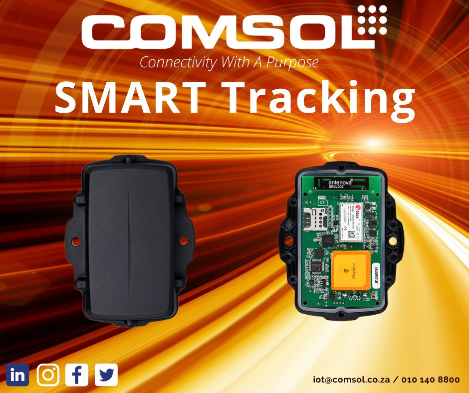comsolnetworks's tweet image. Comsol's SMART tracking devices allow you to track your assets without adding stress and time to your already full plate. The Oyster is a rugged, waterproof, GPS tracking device designed for tracking non-powered exposed assets where super-long battery life required.
#comsol