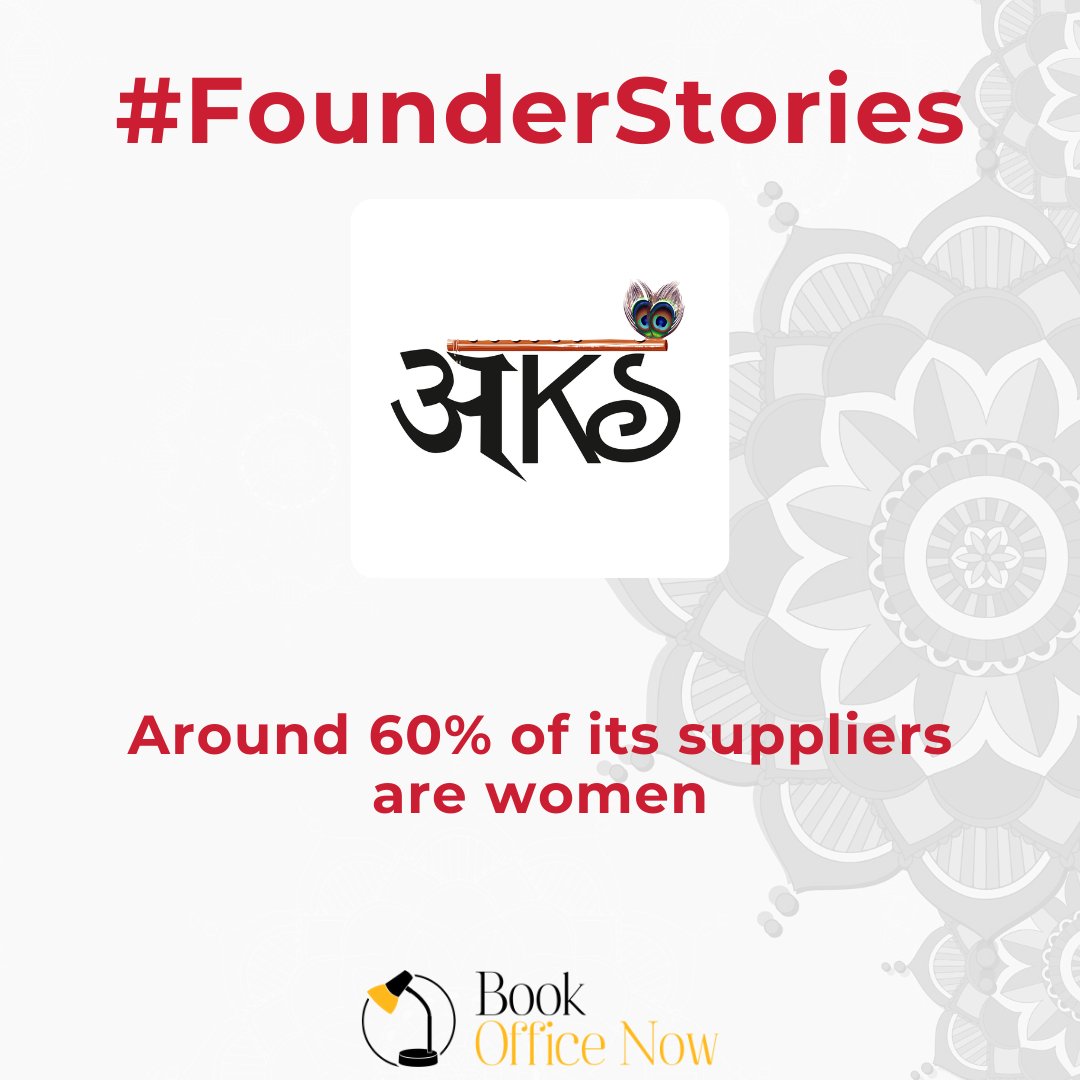 BookOfficeNow's tweet photo. Founder Story of AKS Clothing
.
#startuptips #startupstory #coworkingdelhi #aksclothing #StartupGrind #youngentrepreneur #startupbusinesses #startuplife #dailymarketupdate #entrepreneurs #Startup #workspace #KnowTheFounder #coworkdelhi #CoworkingSpaces #startups #bookofficenow https://t.co/oqpdGFwlJ9