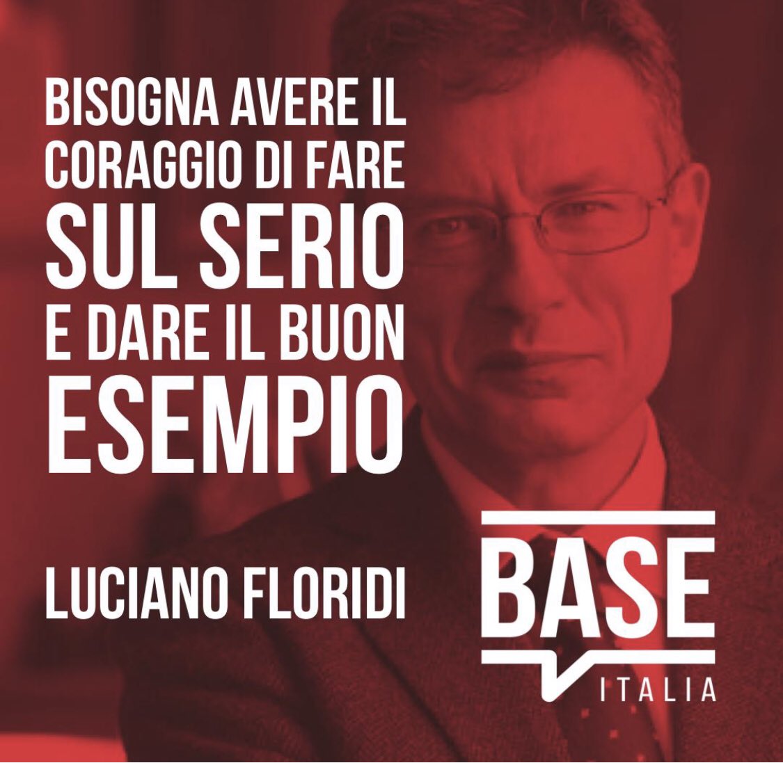 baseitaliaweb's tweet photo. 💬 Bisogna avere il coraggio di fare sul serio e dare il buon esempio - Luciano #Floridi al primo incontro nazionale 🚀 di #BaseItalia 

🔴 https://t.co/hVSvJ16KxJ https://t.co/FRVFwd1A51