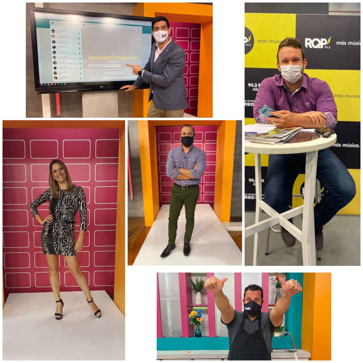 CadaDiaSNT's tweet photo. ❤️👍 Trabajamos a full en #LaMañana para brindarte un programa cargado de las mejores vibras y con toda la seriedad que la noticia así los amerita por el @sntcanal9

¡Nos encontramos nuevamente mañana desde las 05:30hs! 💪🏻📺.

Whatsapp: 0981 30 30 26 📱.

#SNT #LmcdSNT #LMCD2020 https://t.co/wpmAcTjZCM