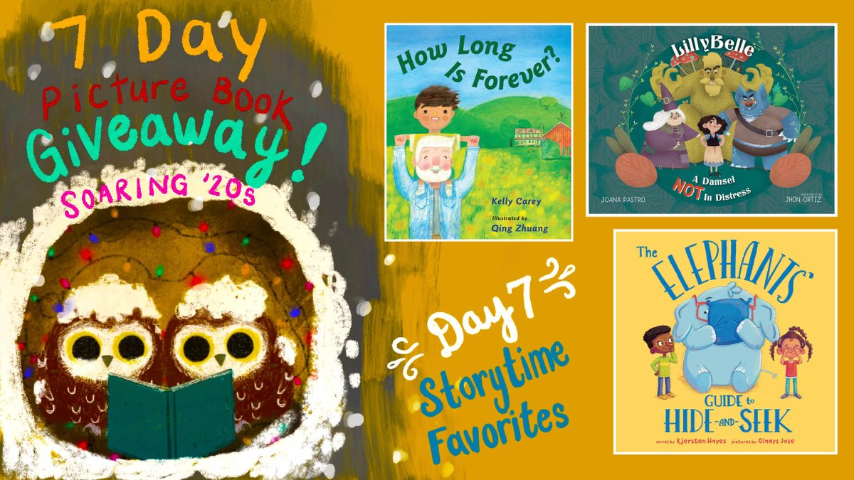 Soaring20sPB (@soaring20spb) on Twitter photo It's the last bundle of the Soaring 20s 7-day #bookgiveaway! Today’s theme: STORYTIME FAVORITES.
❄️Follow <a href="/Soaring20sPB/">Soaring20sPB</a>
❄️Retweet/comment/tag a friend
Check the Soaring 20s account profile to find previous bundles - you can enter all 7! Deadline for all is 12/10. US only. It's the last bundle of the Soaring 20s 7-day #bookgiveaway! Today’s theme: STORYTIME FAVORITES.
❄️Follow <a href="/Soaring20sPB/">Soaring20sPB</a>
❄️Retweet/comment/tag a friend
Check the Soaring 20s account profile to find previous bundles - you can enter all 7! Deadline for all is 12/10. US only.