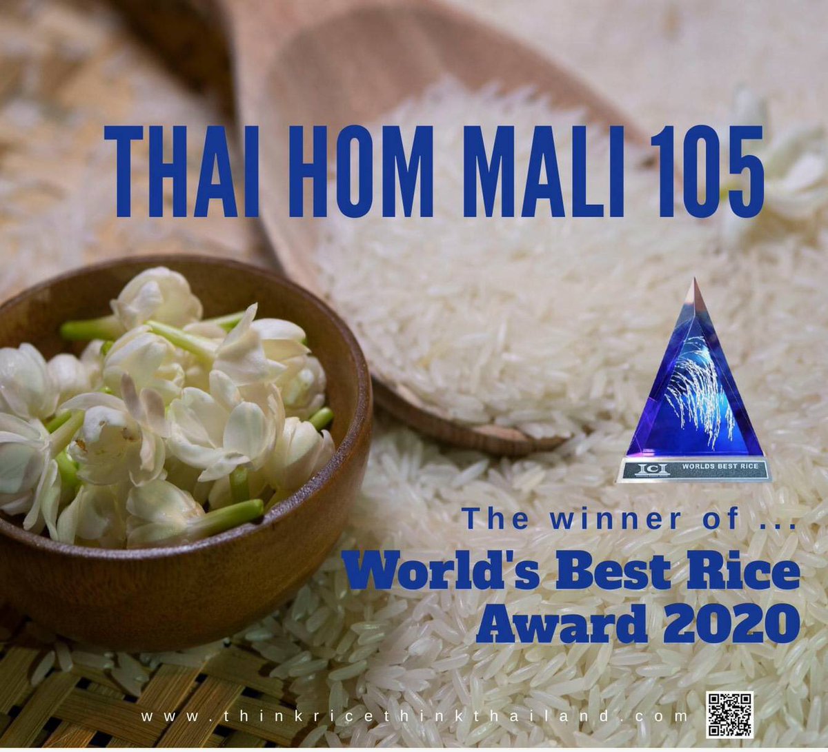BSantipitaks's tweet photo. Thai Hom Mali fragrant Rice won World’s Best Rice Award 2020 at Virtual 12th annual World Rice held by”Rice Trader” US based publication.#Hommali #Thairice https://t.co/tPsmoAt62t