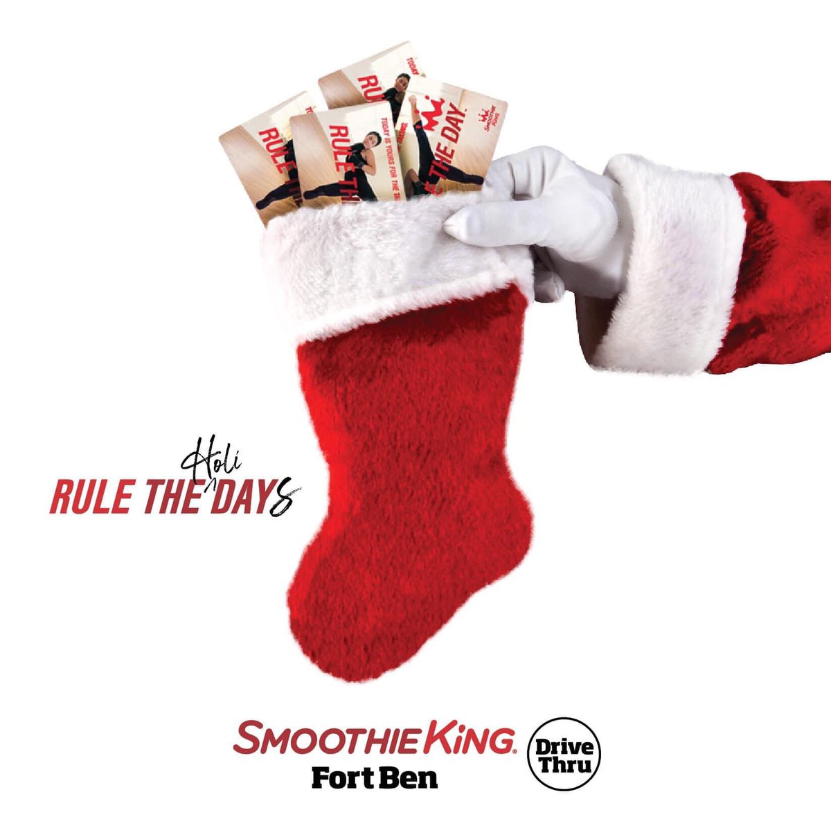 SKFortBen's tweet photo. Great stocking stuffers!  FREE Smoothie with the purchase of a $25 gift card @SKFortBen!  Buy a $50 gift card, get 2 FREE smoothies!  No limit!  👑👑🥤🥤🎁🎁🎄🎄

#skfortben https://t.co/4nzDSyEvfs