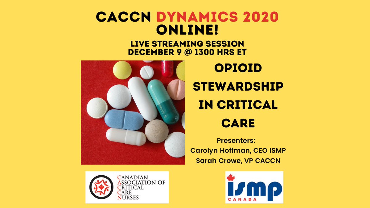 Join Us!  Over 20 hours of Education for the low member price of $100! 
Register today:  caccn.ca/events/dynamic…
<a href="/CACCNCentralON/">CACCN Central Ontario Chapter</a> <a href="/caccnmb/">CACCN - Manitoba Chapter</a> <a href="/CACCNyeg/">CACCNyeg</a> <a href="/caccnbc/">caccnbc</a> <a href="/ISMPCanada/">ISMP Canada</a>