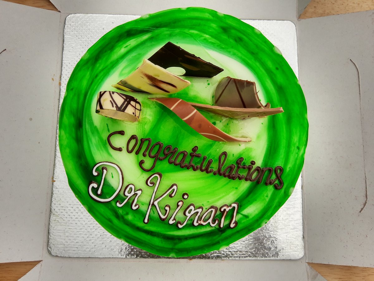 And we have our first #PhD from the lab! 🥳

Congratulations 'Dr' Kiran Sankar Chatterjee!!