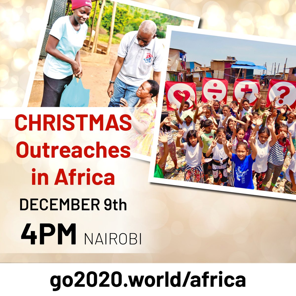 gomovementworld's tweet photo. Join now: https://t.co/Lk4BOXQVyo
We warmly invite pastors, leaders and evangelists to join this meeting to receive concrete ideas and resources for your evangelistic outreaches in December. https://t.co/e1N8DmhvJn