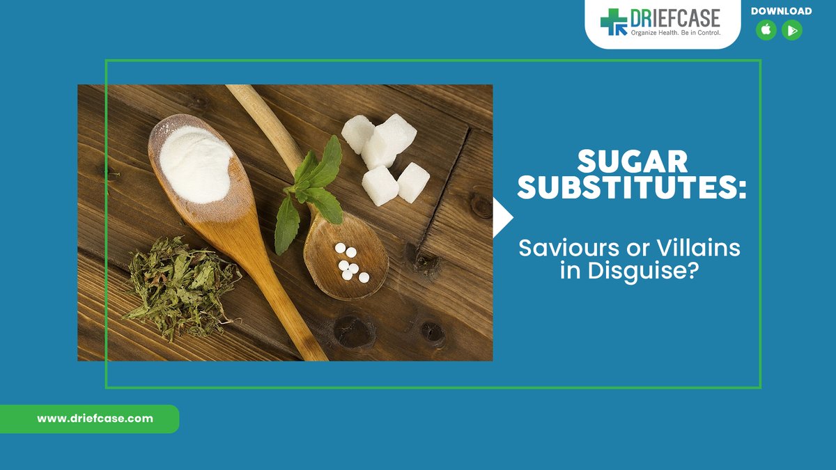 DRiefcase's tweet photo. Constantly doubting the safety of sugar substitutes? 
Learn how they impact your health in our new blog.

Check out:  https://t.co/YqVJCQBBCJ

#driefcase #Sugarsubstitute #HealthyEating #Blog https://t.co/Y7Uim7QL7W