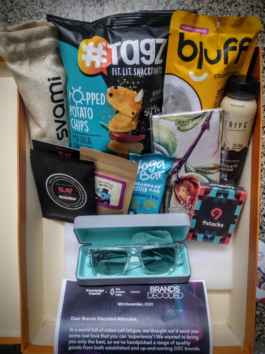 pavithrakswamy's tweet image. I&apos;m attending Brands Decoded by @TheProductfolks this weekend, and look at the Experience Kit they sent along!

Hear from top consumer #retail brands on navigating challenges around Awareness, Offline-to-Online, #CustomerExperience &amp;amp; more. Register now! 👉 brandsdecoded.in