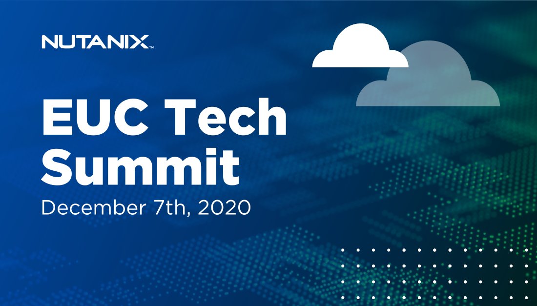 Last chance to register for EUC Summit → bit.ly/3lFv8CH