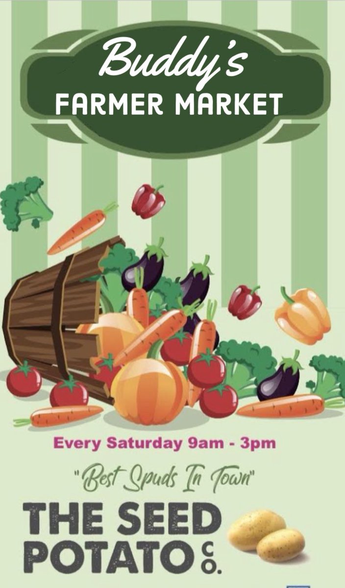 buddysmarket's tweet photo. All your essential foods in once place! Buddy’s Farmers Market in Ballymun Industrial Estate is now open, with the freshest produce at the lowest prices! Call in today and get the Buddy’s experience!
#shoplocal #shopirish #supportlocal #flyfit https://t.co/eqLDb0v5T7