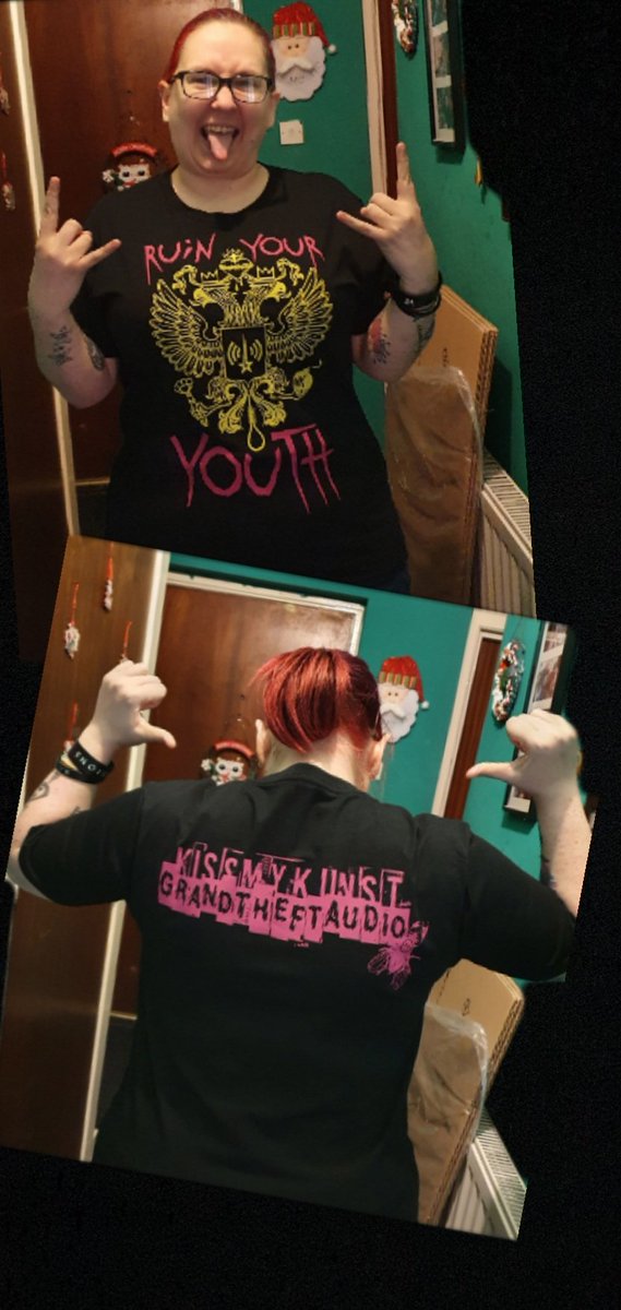 Tonksy17's tweet photo. NEW MERCH DAY!!!!!!!!! Frikkin epic shirt from @GTABanned and @KissMyKunst such a great quality shirt, if u aint ordered one yet.....HOW NO???? DAE IT!!! https://t.co/5jVF8Mga4s