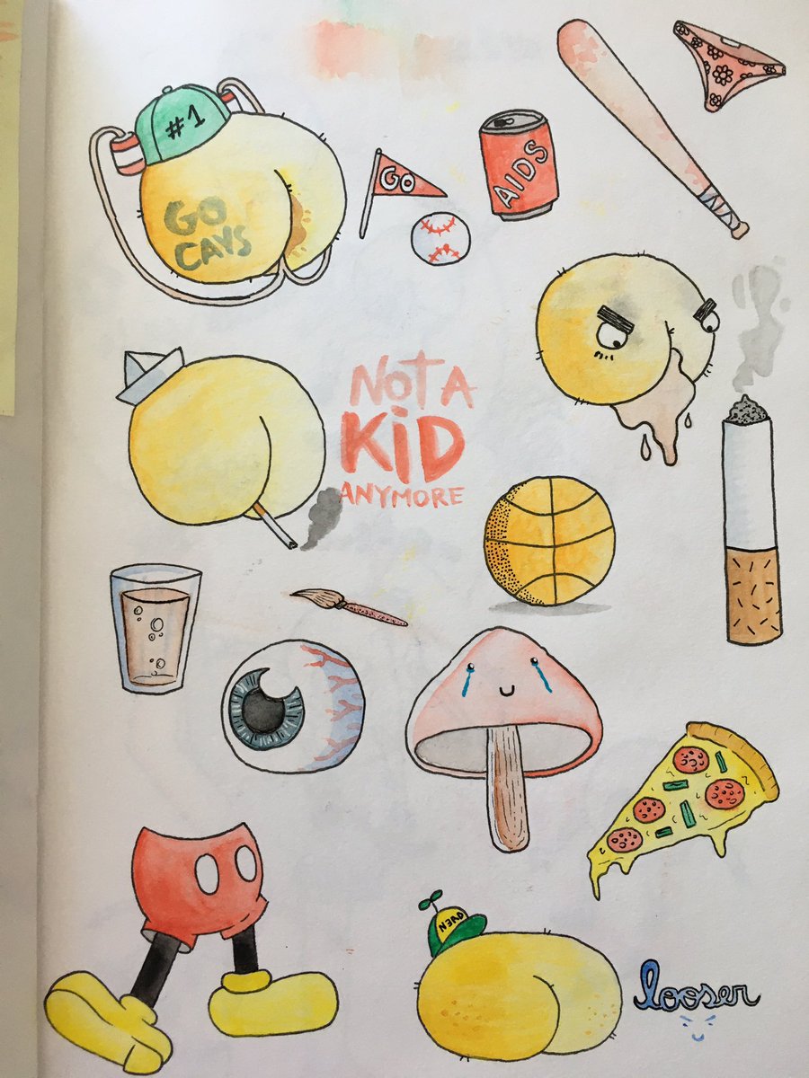 i was actually drawing asses on everything. by that time i was in university and most people knew me for my asses  i was surprised that everyone was liking them, but then though hey...who doesn't love asses 