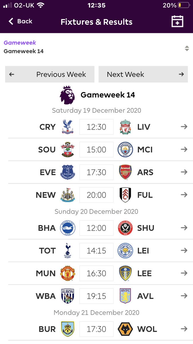 Gameweek 14 is the real game changer. James and DCL will have a field day. If Jiminez is still out for Wolves I’d fancy all 3 to win. Bleak Christmas for Arsenal fans.BHA - 17ARS - 14BUR - 11FUL - 10