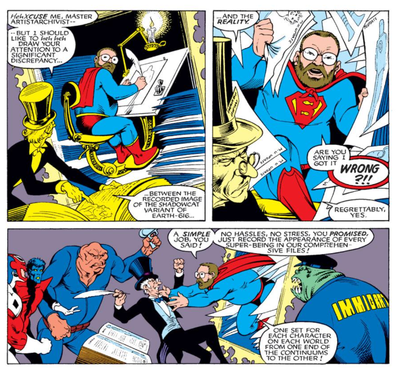 “They had a falling out. And so John Byrne goes on to do Alpha Flight and other things. Chris gets other artists and marches on with X-Men. In the various other books he was doing, FF, Alpha Flight, whatever, John would do these stories:” 2/6