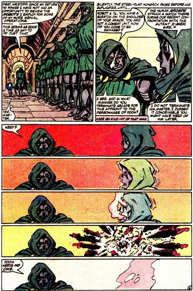 “Like if Chris was using Doctor Doom in an X-Men story, then John would do a story that proved that the Doctor Doom Chris had used was a robot. And he would have snotty comments, like you think I would have said something as stupid as what this robot said.” 3/6