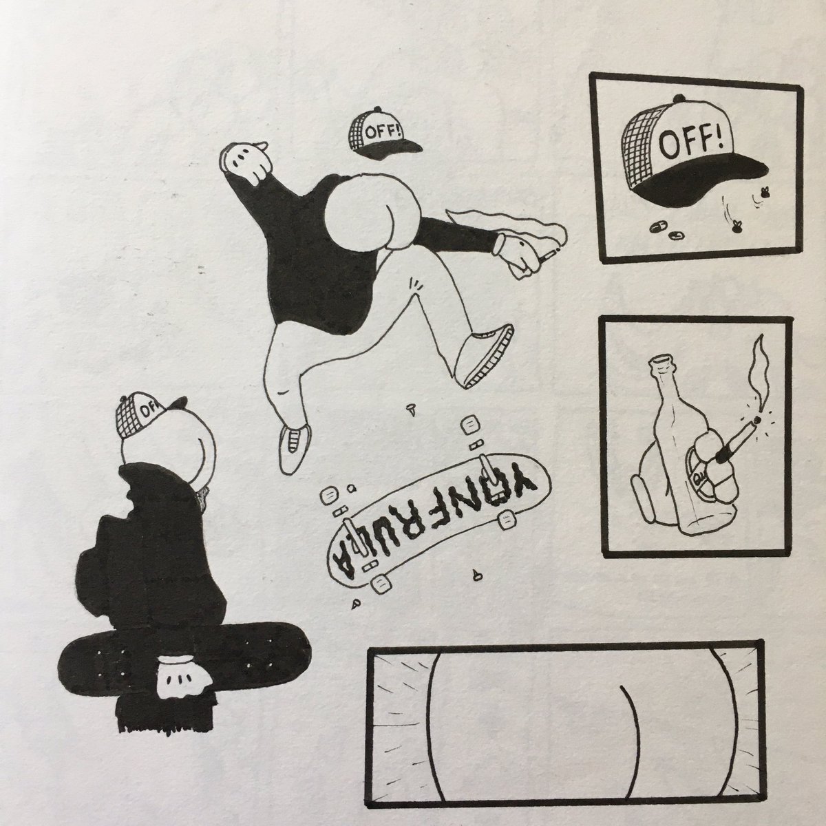 i'll do a super long thread reviewing some of my sketchbooks along the time. stick around and rt this, it's going to be interesting lets start from may, 2016i started by creating my own caracter, an ass