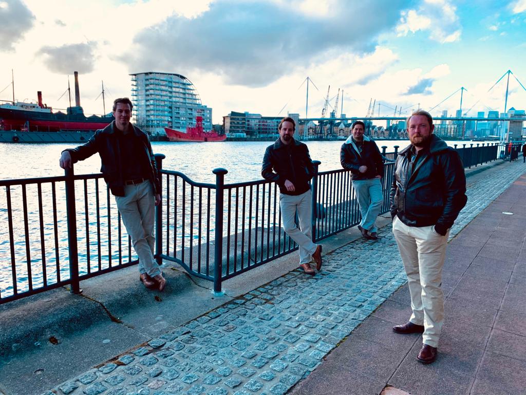 BombshellBeaus's tweet photo. Beaus had a fabulous get together in the big city over the weekend for an exciting upcoming project! Cant wait to get 2021 in full swing! 🌟
#bombshellbeaus #maleharmony #maleharmonygroup #maletrio #malevocalgroup #1940s #militaryentertainment #weshallneverforget https://t.co/UH6SA4aBCN