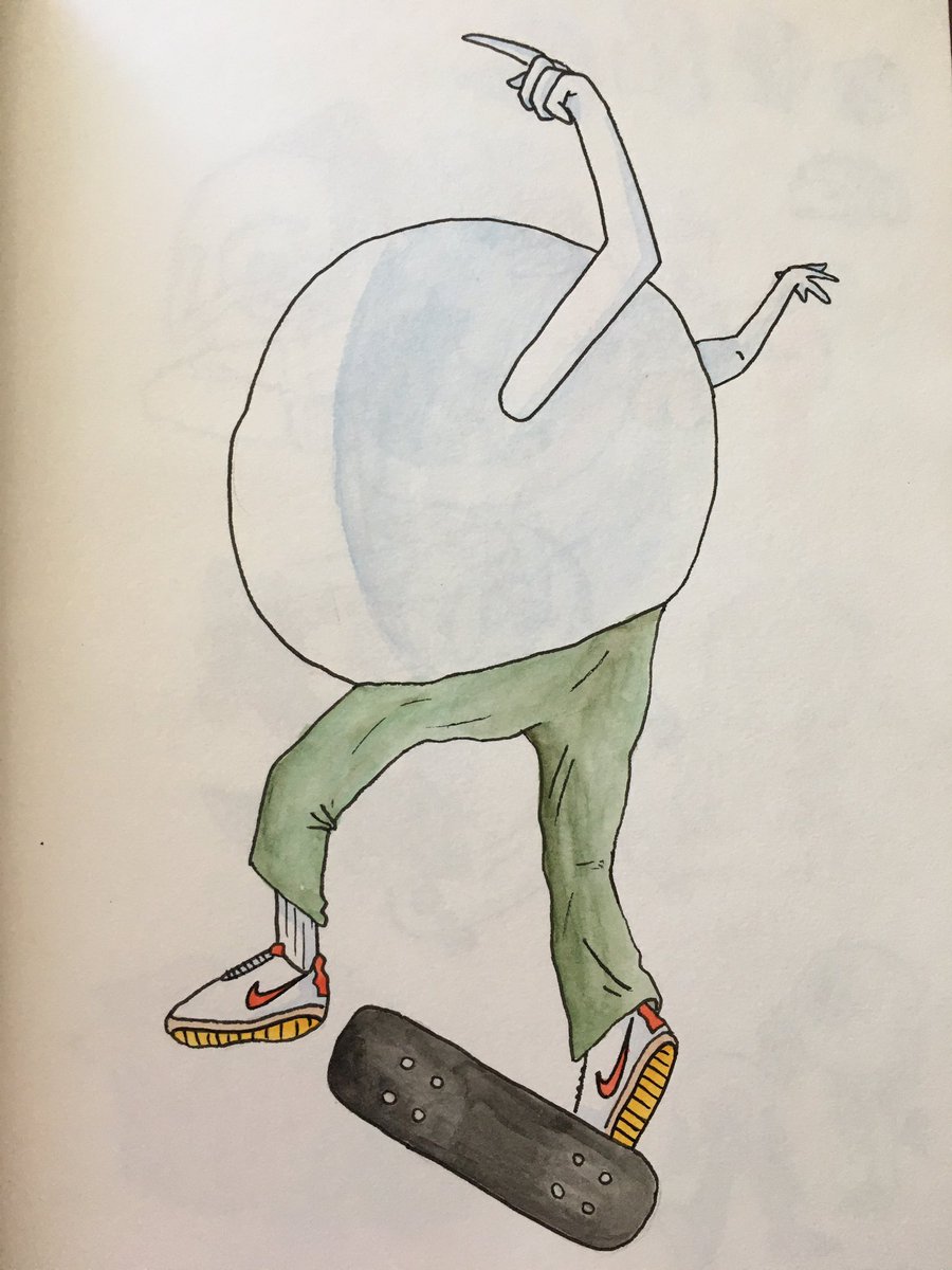 started exploring watercolors for a short amount of time...mixed it with some skate shit and the eye  came in...still like to do eyes until this day 