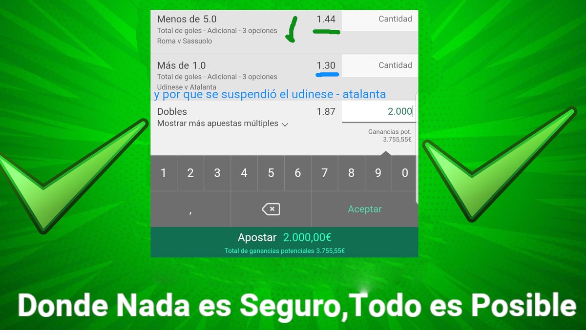 👌👌 Y + 1.5 UDS AYER JIJI ESTO NO PARA, A CUANTAS LLEGAREMOS A FINAL DE MES??👇
(PICK PARA HOY A PARTIR DE LAS 14:30H) LINK EN BIO🧐