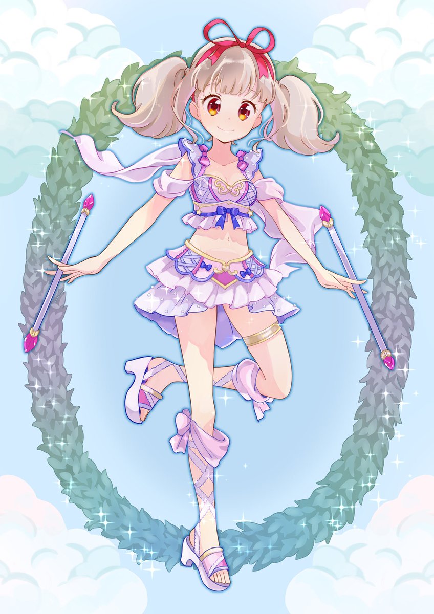 アイカツ らきちゃん誕生日おめでとう アイカツ 姫石らき うっけのイラスト