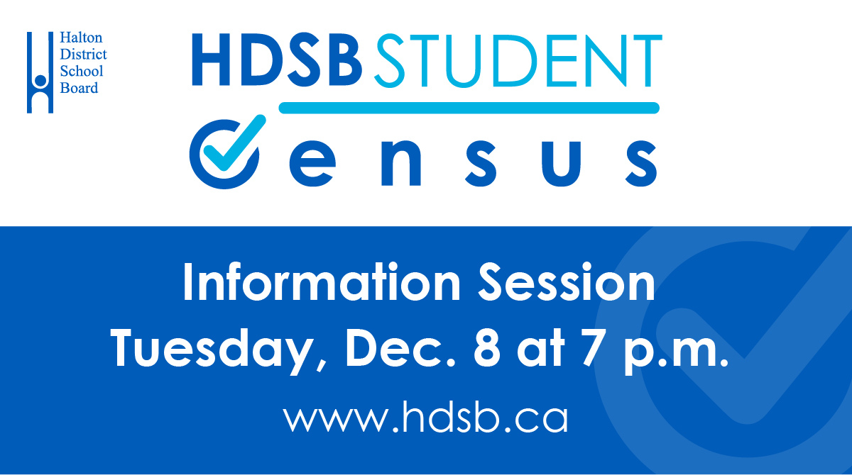 HaydenHuskies's tweet photo. Jan 2021, HDSB will be conducting a Student Census. You are invited to a virtual info session on Tue, Dec. 8 at 7 p.m. at https://t.co/qewfLlWl9A. Learn more: https://t.co/KWQgk7HO34 Submit questions before &amp; during the info session through this form: https://t.co/W6yjZ6vO2b https://t.co/dGrwPxRLbv
