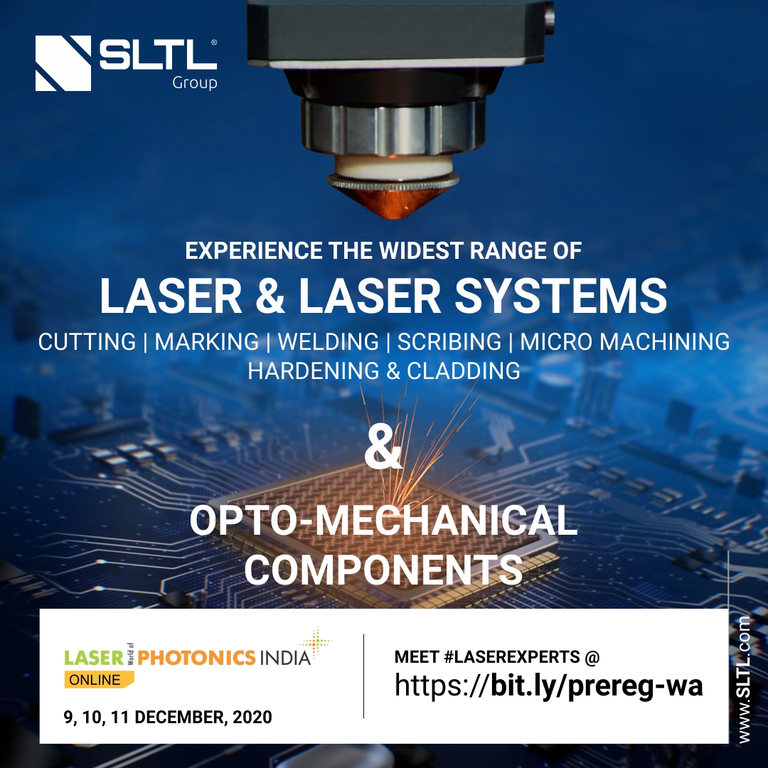 Learn new laser applications empowering businesses with futuristic laser technology at #laserworldofphotonics from 9-11 Dec, 2020

Register Now - bit.ly/prereg-wa

#LaserExperts #lwop #SLTLGroup #onlineExpo #digitalExpo
#highspeed #FiberLaser #FiberLaserCutting