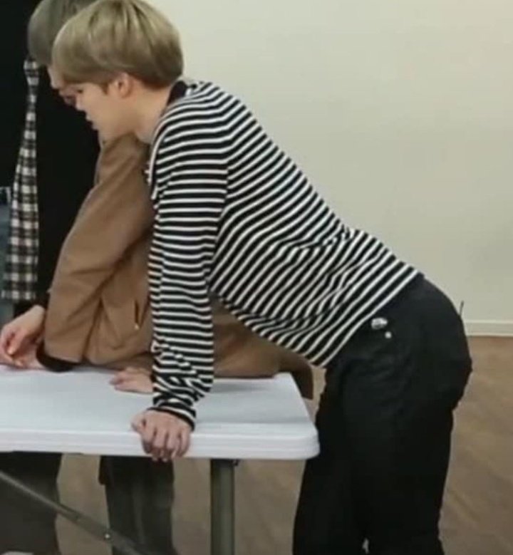 his silhouette and body line.