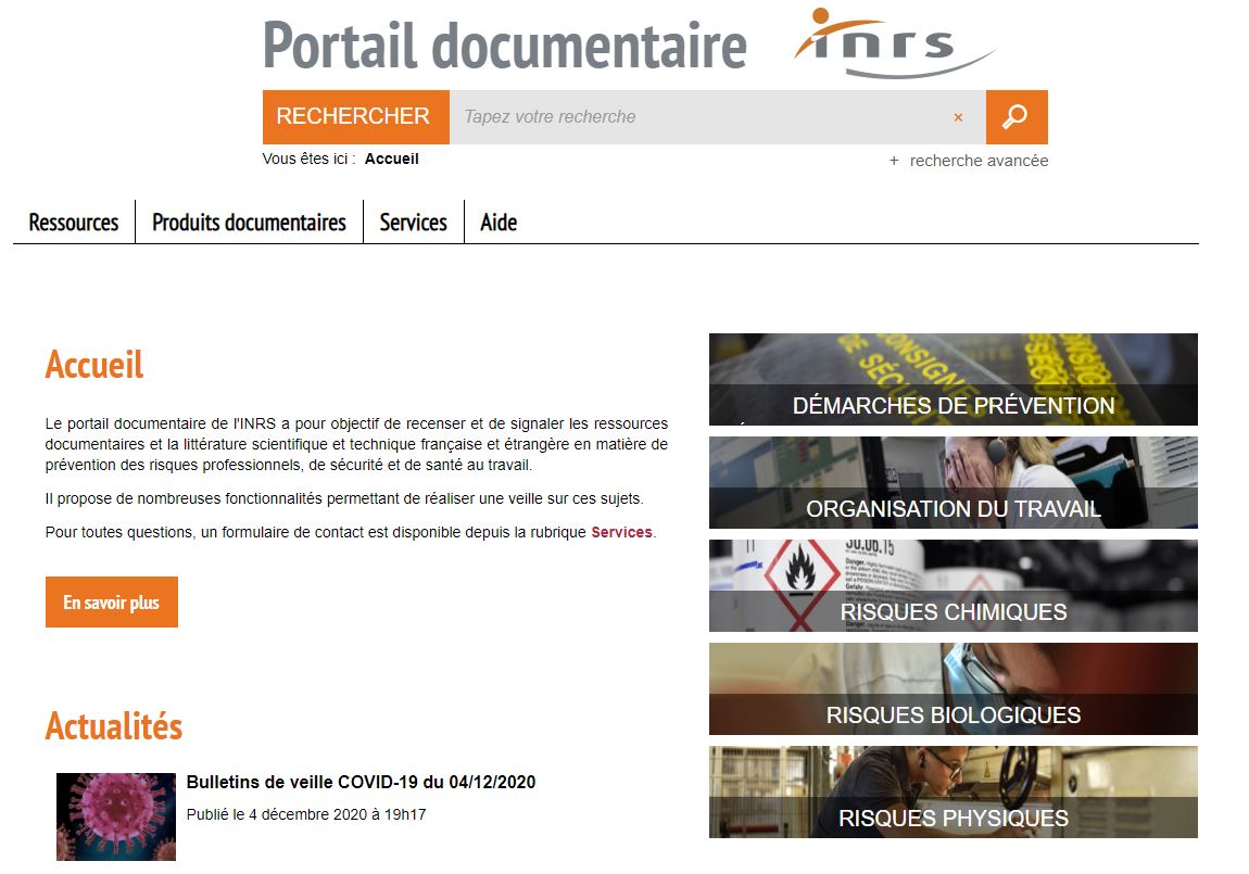 jennifer_clerte's tweet image. L'@INRSfrance ouvre aujourd'hui son #portail #documentaire au public. Il vous donne l'accès à une base de données unique de références en #santé et #sécurité au travail ainsi qu'aux veilles et dossiers documentaires produits par nos documentalistes.
👉: portaildocumentaire.inrs.fr