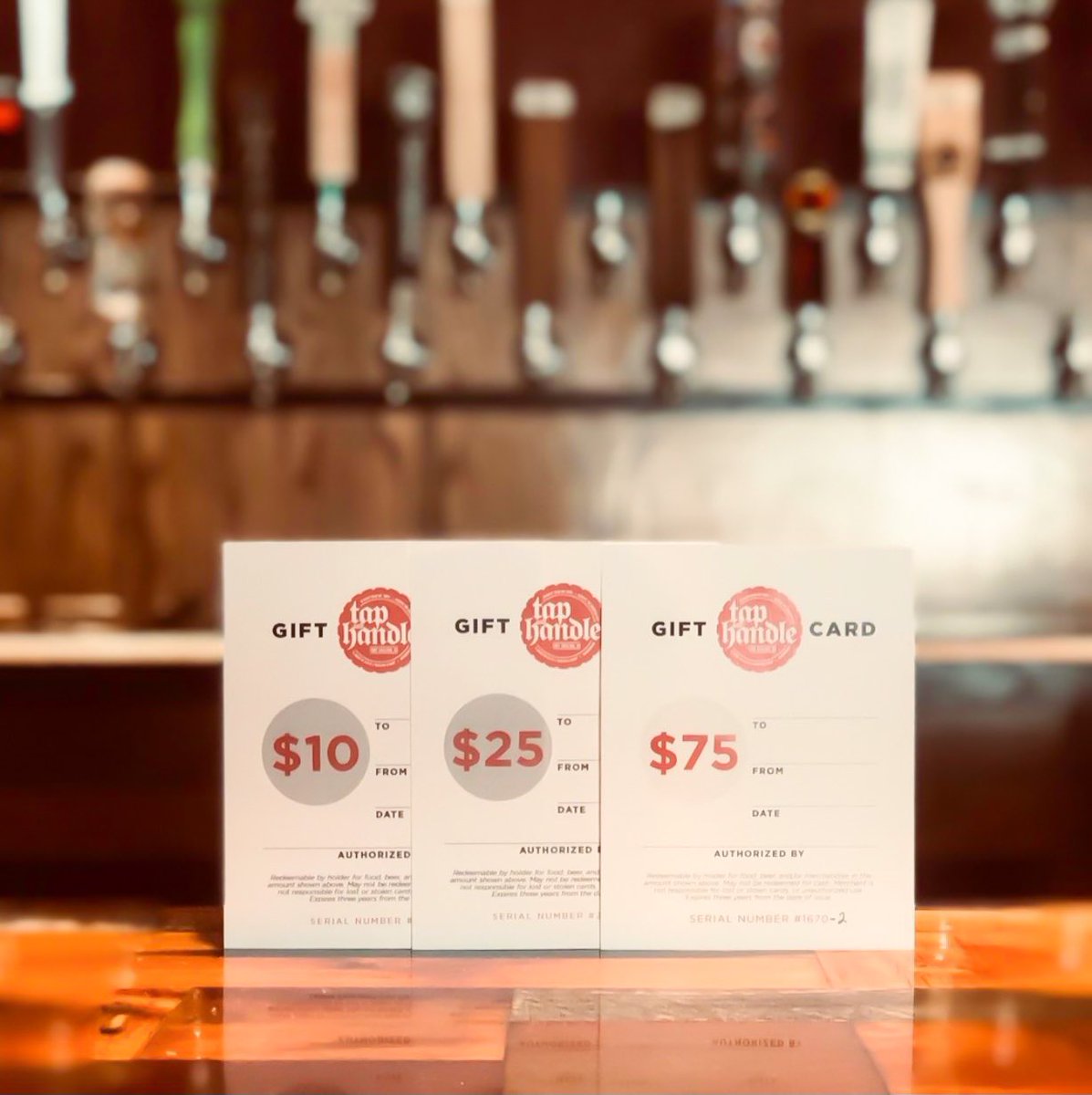 It’s the holiday season! Which means one thing...you’ve gotta find that perfect gift! We’ve got you covered!👌 Stop in or call Tap to grab a gift card! After that, the only thing you’ll need to fret about is if they’ll bring you along when they cash in.😜🍻🎉⠀