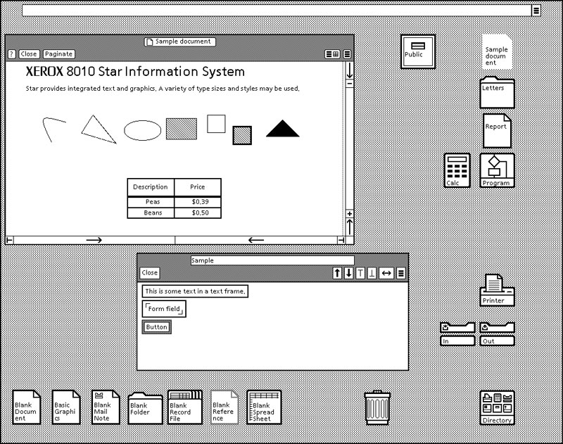 10. Every industry discovers design on its own time. It was tech's turn in the 1980s. Cross-discipline was key. David Canfield Smith, inventor of desktop metaphor for Xerox Star, was a mentee of Alan Kay who gave him a stack of ART BOOKS, inspiring him to think in metaphors.
