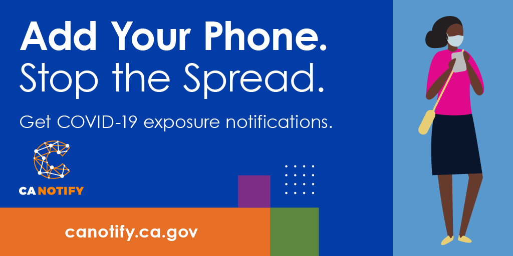 Add your phone. Stop the spread. Get COVID-19 exposure notifications.