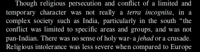 To conclude, Buddhism did not suffer from a holy war in India.