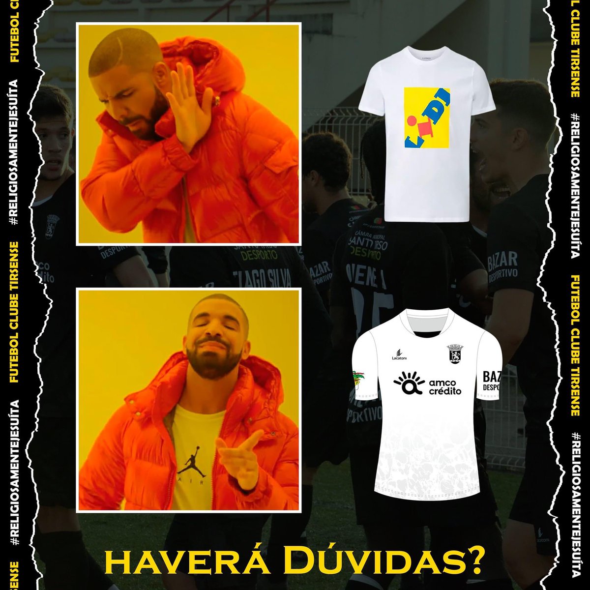 Lidl, ambos sabemos que a melhor T-Shirt do 🌍 é a do nosso 𝗧𝗜𝗥𝗦𝗘𝗡𝗦𝗘 😎