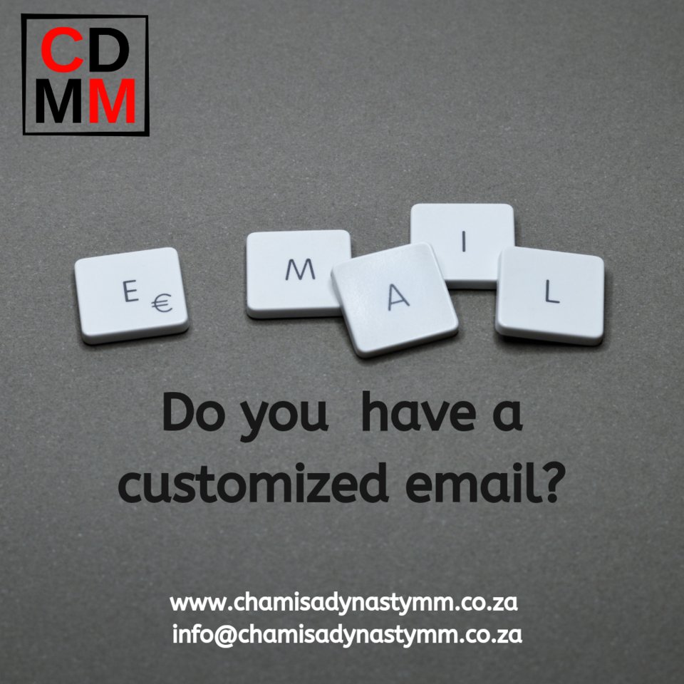 chamisadynasty's tweet image. When you have a custom domain email address it&apos;s easy for people to contact you.

People are more likely to engage with a website or company that has a custom email address.

Your email is not customized!

We&apos;ll do it for 🙂

#email #customemail #emailmarketing #online #CDMM