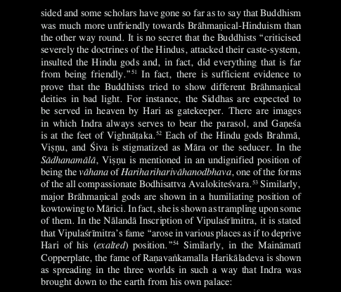 Now, there is some arguments that Puranas cast Buddha in a negative light. But same is true about Hindu Gods by Buddhist texts and it is fairly easy to conclude that Buddhists were much more hostile and in contempt of Hindu Gods than vice-versa.