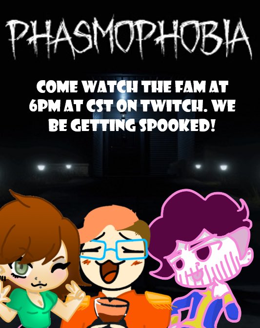 EverheartJz's tweet photo. Another day another stream! Come see me @vglunchbox and @ColonelBeach  hit them spooks at 6pm cst on twitch! https://t.co/1ouzrVm3Ha
