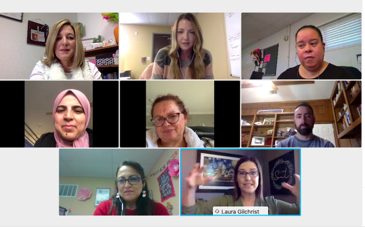 coxjodir's tweet photo. First meet and greet with our amazing parent and community partners! GCISD is excited to be a part of virtual @ParentCamp training. Thrilled to have speakers of Portuguese, Arabic, Spanish and English as part of our team. This is Building Excellent Schools Together! #gcisdwl https://t.co/ZTyNY1XfTf