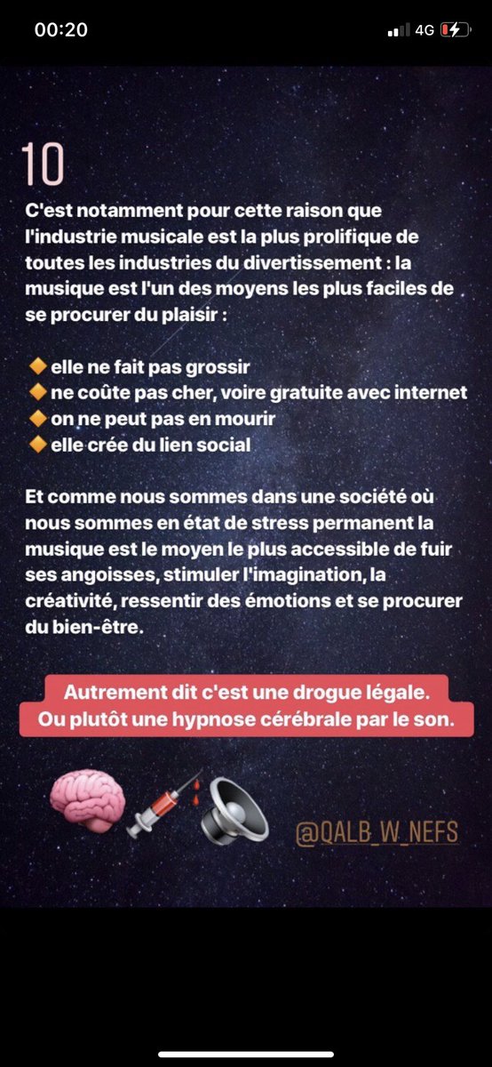  thread sur la musique dans l’histoire, la science puis en l’islamje vous conseille vivement de le lire