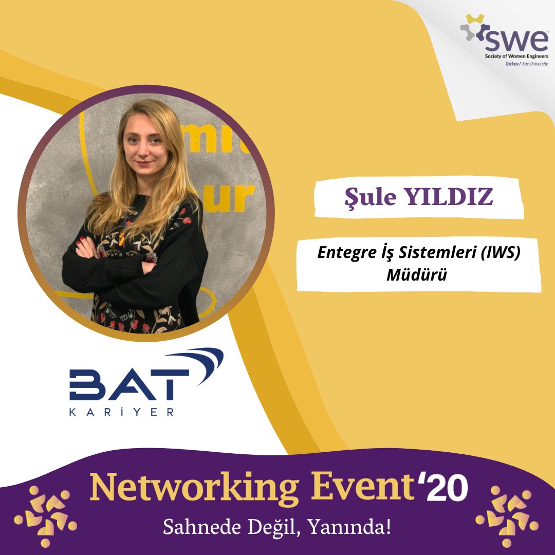 ku_swe's tweet photo. BAT’den Üretim Yönetici Adayı Rima Öztürk, Operasyon İnsan Kaynakları Yönetici Adayı Buse Beker ve Entegre İş Sistemleri Müdürü Şule Yıldız Networking Event’te sizinle!  Çok daha fazlası için 12 Aralık’ta Networking Event’te buluşuyoruz. https://t.co/L1ViJErN5n