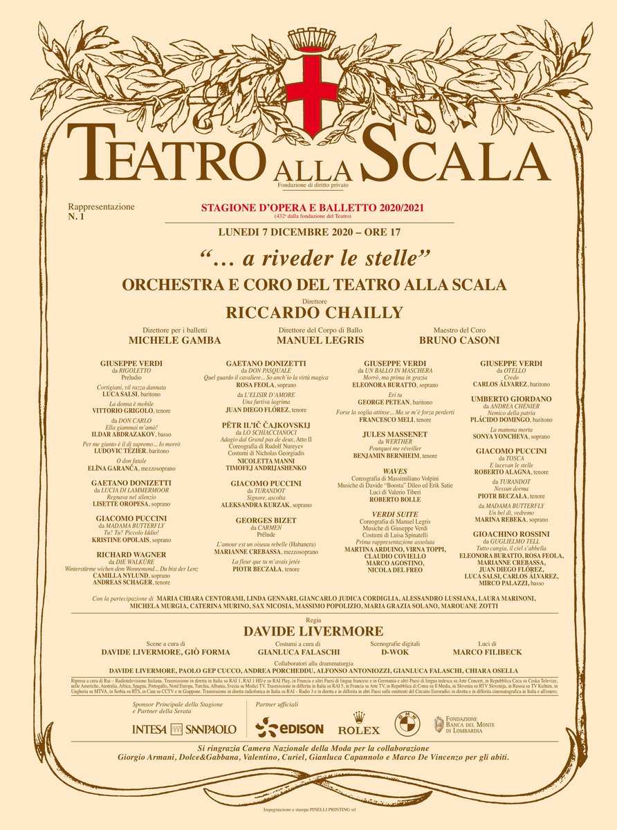 NiccoloTribolo's tweet photo. Die heutige Besetzung der #Operngala an der Mailänder Scala bedarf einer anständigen #Weinbegleitung. Dieser Chianti Riserva bekommt bereits die Luft, Die er benötigt. 2003 – der ist jetzt fällig.
https://t.co/d8Hqt87Tpu… https://t.co/NjEQCcqfHl