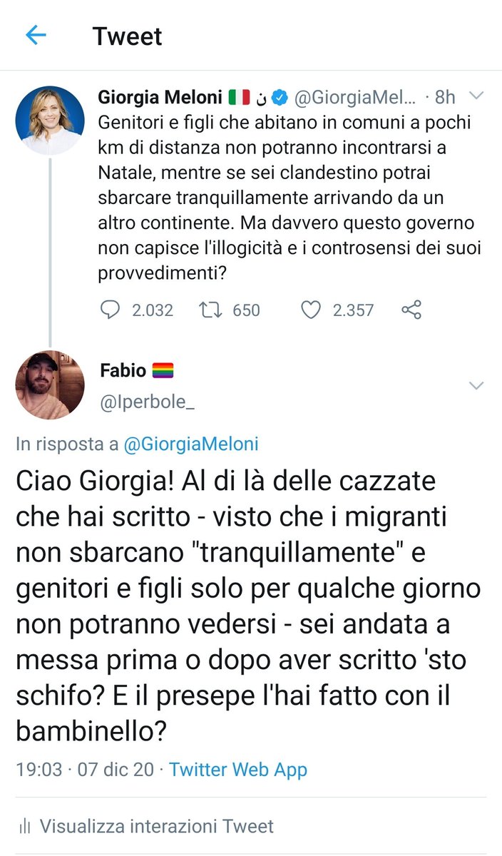 Iperbole_'s tweet photo. Lei è Giorgia, è una donna, e dice di essere cristiana. https://t.co/91Mr3WF7PX