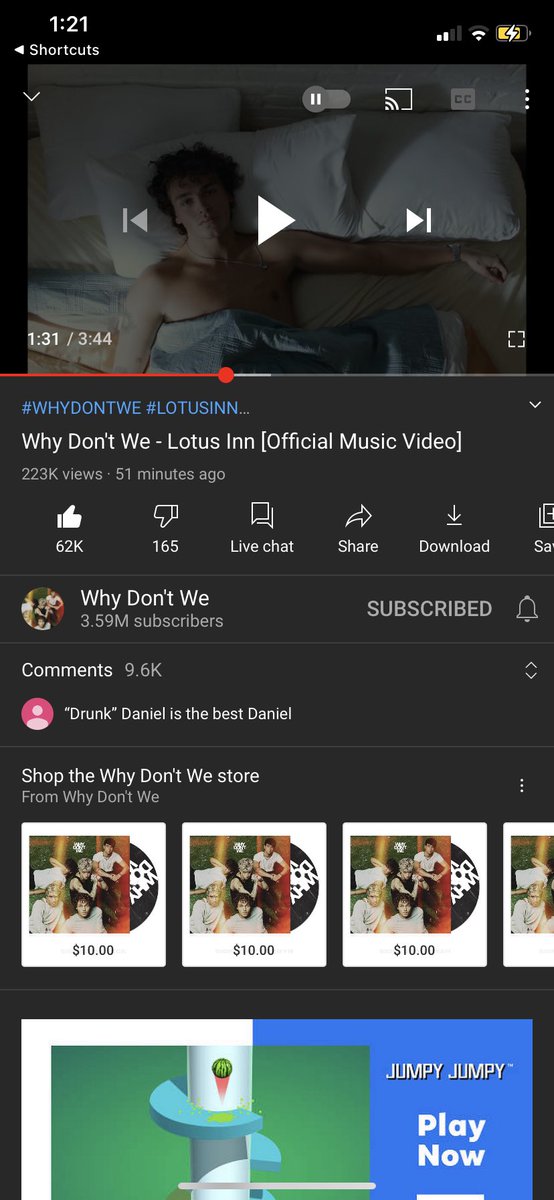 jaideng29's tweet photo. #LotusInnVideo currently in school so I am streaming on my phone. I have already streamed it like 9 times. #lotusinnoutnow https://t.co/IwC3u4Y6Ye