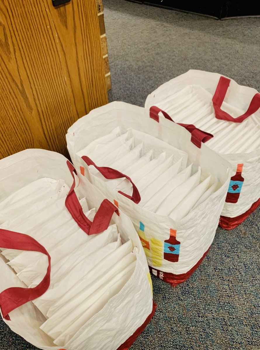 HermLibrary's tweet photo. Books and Bars books are packaged and ready to go to the post office, Whoop Whoop! Get hype, because if you signed up for this event, they are on their way to you 🤗📚 #HermReads @blackmenreadnow @DrJackson_EDU @hcpslib https://t.co/iRF0bThaPZ