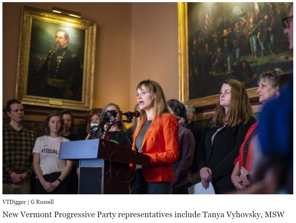Info4Practice's tweet photo. New on https://t.co/8pxKdRDxAR | Election results ‘make room’ for new leaders in the Progressive Party | https://t.co/1A7BkJackO @tanyavforvt #macrosw #socialjustice #SWideology #SWactivism #socialwelfare @CRISPontheHill #socialpolicy https://t.co/lWXQdAsIbr