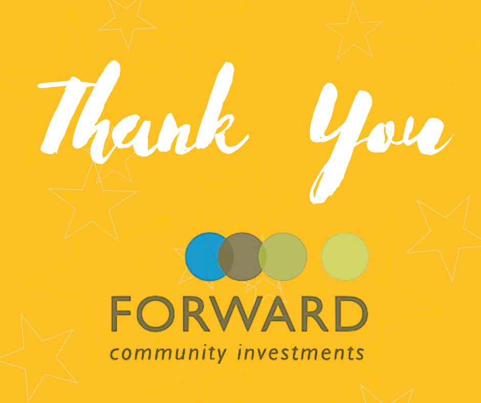 We're honored to be an awardee of @forwardci COVID-19 Nonprofit Emergency Building Grant! With these funds, we hope to update our space so we can create a safe and healthy environment for our students when we welcome them back to the studio. Thank you FCI for making it possible❤️