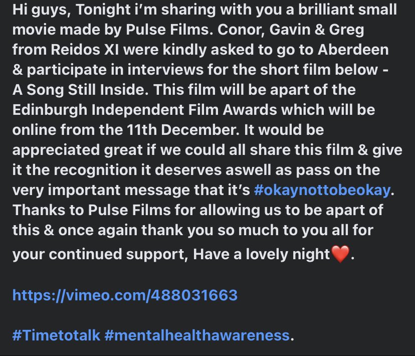 ReidoMemorial's tweet photo. https://t.co/4IT7mx5XCE

#Timetotalk #ItsOkayToNotBeOkay https://t.co/WrEQchnZOt