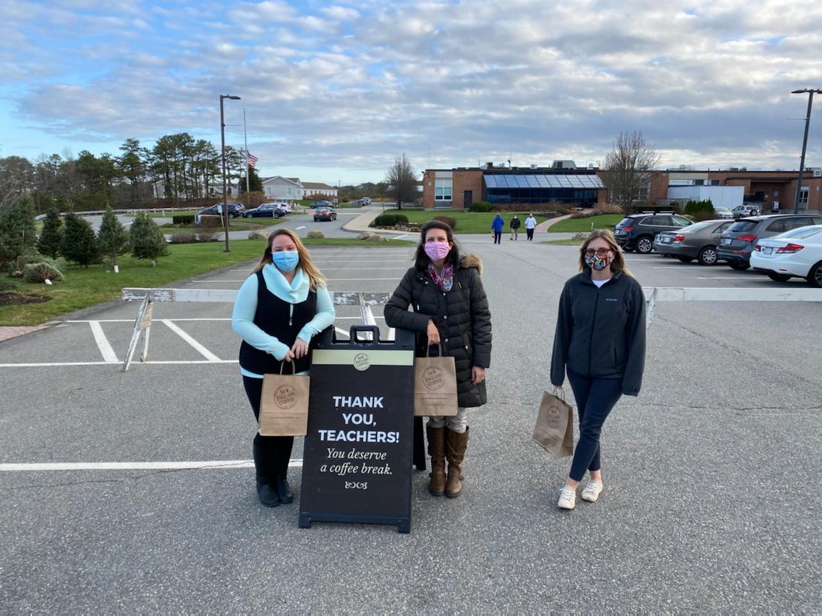 Last week was a huge week for the #ThankYouBreak road trip! We were able to deliver free coffee to teachers and staff in Maine, New Hampshire, and Massachusetts. More to come this week! #NewEnglandCoffee #CountOnEveryCup #CountOnEveryTeacher