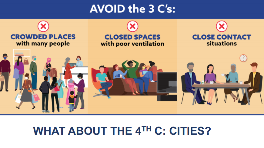 Kicking off with  @shaunabrail an Associate Professor at the Institute for Management & Innovation, University of Toronto Mississauga: "one of the very first things we were told were the 3 C's... as an urbanist my first reaction was - what about the 4th C: Cities?"