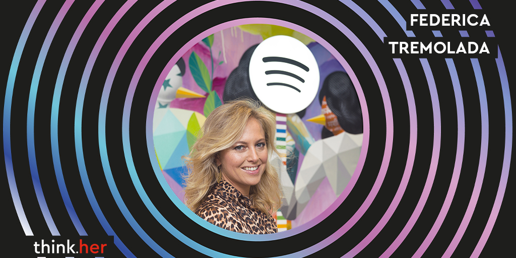 TEDxTorino's tweet photo. La terza #speaker di #ThinkHer è Federica Tremolada!
Studiava musica già da bambina e alla musica è tornata. Managing Director Sud ed Est Europa per #Spotify, per lei la musica è passione oltre che lavoro, ma anche inclusività e sfida verso le nuove frontiere del digitale. https://t.co/JoCnGV5Rfp